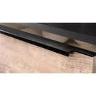 Fogantyú  Viefe LINEAR 20,5 élre ültethető,  147mm, alumínium, csiszolt fekete