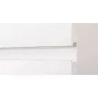 Fogantyú  Viefe JEY2 élbe ültethető,  347mm, alumínium, matt fehér