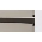 Fogantyú  Viefe JEY2 élbe ültethető,  397mm, alumínium, matt fekete