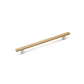   Fogantyú  Viefe ARA W  160mm, fém-fa, tölgy + szálcsiszolt