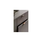 Fogantyú Viefe VANN 128mm, alumínium, csiszolt bronz
