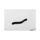 Fogantyú  Viefe FLEXA  160mm, bőr-fém, fekete bőr + fekete