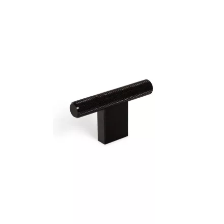 Fogantyú  Viefe GRAF2 gomb, 60mm, fém, csiszolt fekete