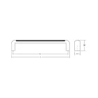 Fogantyú  Viefe LINES  160mm, fém, szálcsiszolt