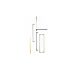 Fogantyú  Viefe PURA  256mm, fém, fényes sárgaréz