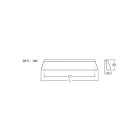 Fogantyú  Viefe RAIL  192mm, alumínium, csiszolt pezsgő