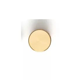   Fogantyú  Viefe ARPA gomb 22mm, alumínium, csiszolt sötét sárgaréz