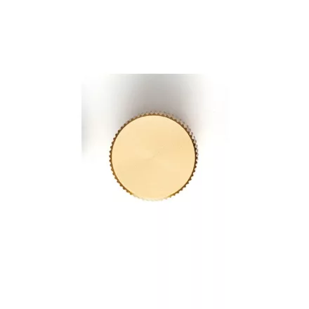 Fogantyú  Viefe ARPA gomb 22mm, alumínium, csiszolt sötét sárgaréz
