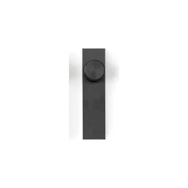   Fogantyú  Viefe ARPA talpas gomb 22mm, alumínium, csiszolt fekete