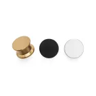 Fogantyú  Viefe OH!  gomb, fém, 40mm, csiszolt pezsgő
