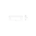 Fogantyú Viefe MOON 320mm, alumínium, csiszolt pezsgő