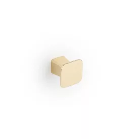 Fogantyú  Viefe PRISM gomb, fém, fényes sárgaréz