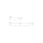 Fogantyú  Viefe LINKK  320mm, alumínium, szálcsiszolt