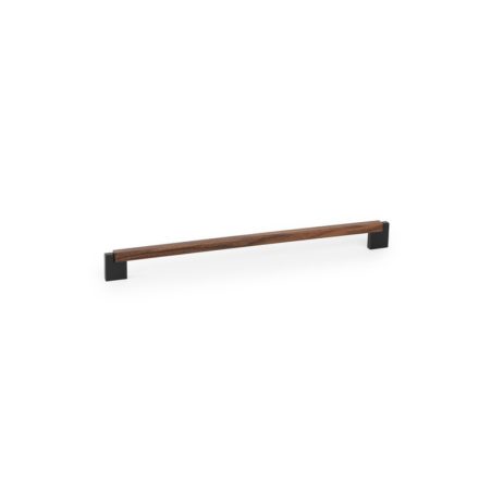 Fogantyú  Viefe DUO MINI  320mm, fém-fa, csiszolt láva szürke - dió