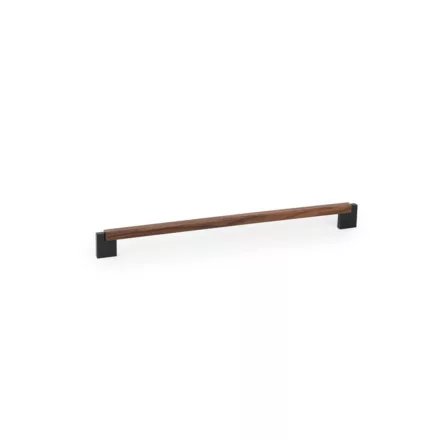 Fogantyú  Viefe DUO MINI  320mm, fém-fa, csiszolt láva szürke - dió
