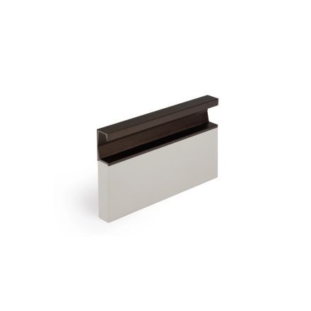 Fogantyú Viefe SIX élbe ültethető, 247mm, alumínium, texturált, metál barna