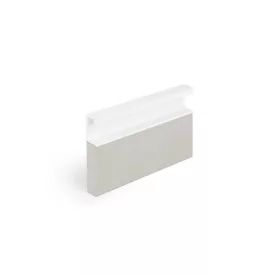   Fogantyú Viefe SIX élbe ültethető, 597mm, alumínium, texturált, matt fehér