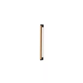   Fogantyú  Viefe DUO BIG frontról szerelhető  480mm, fém-fa, csiszolt láva szürke - tölgy