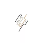 Fogantyú Viefe BEAM 160mm, fém, fényes nikkel