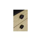 Fogantyú Furnipart BERET gomb, fa, fekete tölgy