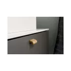 Fogantyú Furnipart GLOVE   32mm, fa, lakkozott tölgy