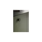 Fogantyú Furnipart CIRCLE gomb, fa, fekete tölgy