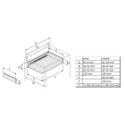 HETTICH 9127905/51419 Multitech 150/275 fehér