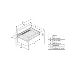 HETTICH 9127923/51453 Multitech 214/500 fehér