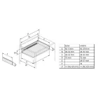 HETTICH 9127882 MultiTech 86/400 mm szürke