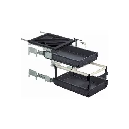 HETTICH 46744 konténer szett 244 530 fekete