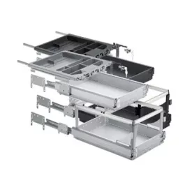 HETTICH 46748 konténer szett 244/530 mm alumínium