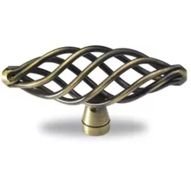 HETTICH 9070513 gomb Valentia 79 mm réz antik
