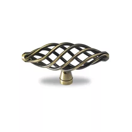 HETTICH 9070513 gomb Valentia 79 mm réz antik