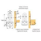 HETTICH 47633 Varifix ágyvasalat szett