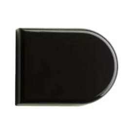   HETTICH 70052 takarósapka "B" (félgömbölyű) üveghez 4-5,2 mm fekete