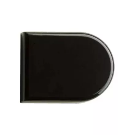 HETTICH 70052 takarósapka "B" (félgömbölyű) üveghez 4-5,2 mm fekete