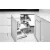 HETTICH 73505 Moving Corner mechanizmus 540mm,  jobbos, ezüst