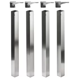   HETTICH 9078475 Afio asztalláb szögletes 700/60x60 mm nemesacél