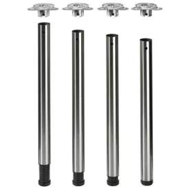 HETTICH 70207 Femi asztalláb 650/60 mm matt fekete