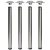 HETTICH 70145 Efua asztalláb 710/80 mm matt fekete
