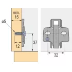 HETTICH 9071656 talp 8099 excenterrel D=1,5