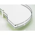 HETTICH 9080036 fordítható polc 1 2 gömbölyű Arena Style 850 mm