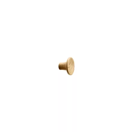 Fogantyú Furnipart TUBA gomb, fa, lakkozott tölgy