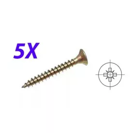 5db. PZ Csavar 3,5x16 süllyesztett fej cink sárga PZ2