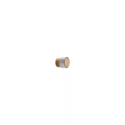 Fogantyú Furnipart RADIO MINI gomb, fém-fa, lakkozott tölgy - szálcsiszolt