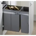 HETTICH 49476 Bin.it Duo I szemeteskosár szürke
