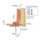 BL 75T4300 közézáródó üvegre 94°