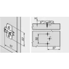 BL 173L6130 talp ker.csavar 11,5mm