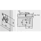 BL 174H7100I talp ker. Inserta 8,5mm