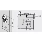 BL 173L8100 talp ker.Euro 8,5mm